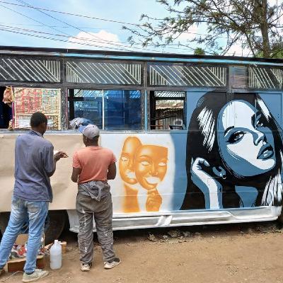 Rencontre avec un graffeur de matatu - Kenya Rencontre avec un graffeur de matatu - Kenya