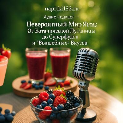 Аудио подкаст- Невероятный Мир Ягод: От Ботанической Путаницы до Суперфудов и "Волшебных" Вкусов Аудио подкаст- Невероятный Мир Ягод: От Ботанической Путаницы до Суперфудов и "Волшебных" Вкусов