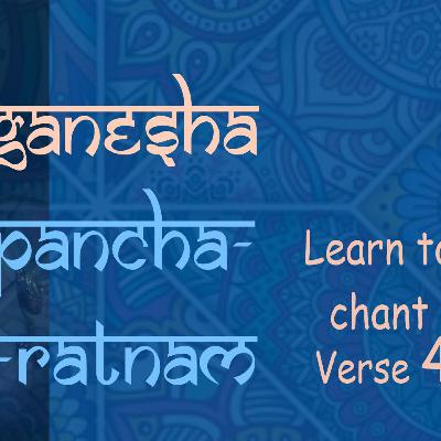 Ganesha Pancharatnam Verse 4/6 :Learn the powerful chant to chant on Ganesha Chaturti and during upcoming festivals.(lyrics in English, Hindi & Tamizh).