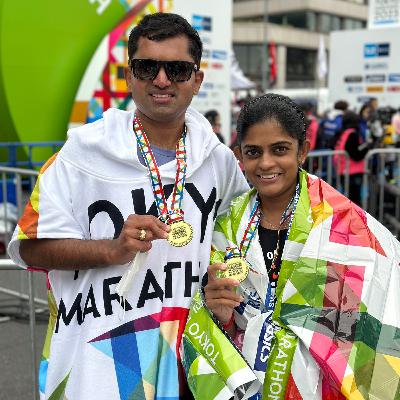 Episode #118 with Sadhana and Sudhakar on conquering the Abbots world marathons together