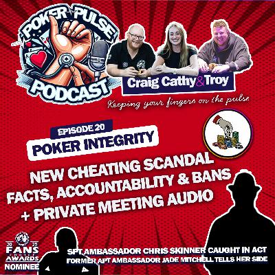 Ep 20 - New Australian Poker Cheating Scandal, Facts, Admission, Bans, Poker Integrity &  Trust