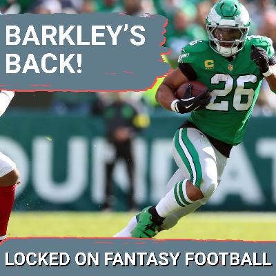 Saquon Barkley UP, Drake Maye & Jordan Love HOT, Cam Skattebo OUT: Week 9 fantasy football STOCK WATCH & WAIVER WIRE advice