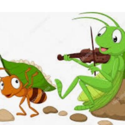 A cigarra e a formiga