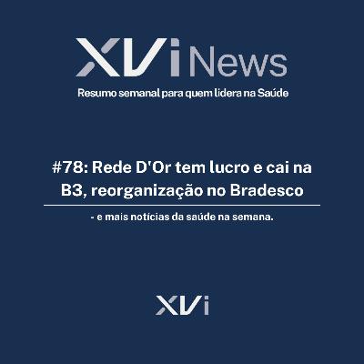 #78: Rede D'Or tem lucro e cai na B3, reorganização no Bradesco - e mais notícias da saúde na semana