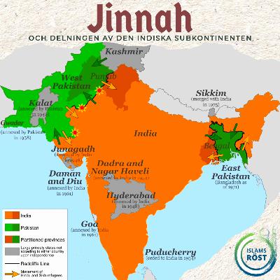 🇵🇰 Pakistan: Jinnah och delningen av den indiska subkontinenten 🇵🇰 Pakistan: Jinnah och delningen av den indiska subkontinenten