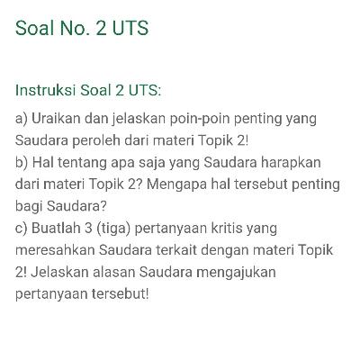 MOH KOSIM ( JAWABAN UTS SOAL 2. )