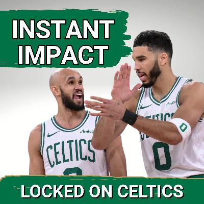 Jayson Tatum ALREADY helping Derrick White, making INSTANT impact