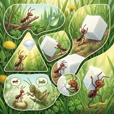 The Ant and the Mountain of Sugar | Little Sleepy Tales