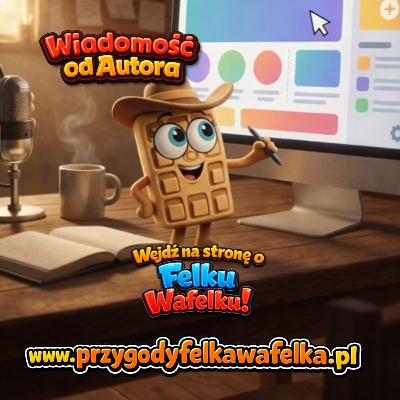 Mam dla Ciebie nowość! ✍️ Wiadomość od Autora | Felek Wafelek (OA_003) Mam dla Ciebie nowość! ✍️ Wiadomość od Autora | Felek Wafelek (OA_003)
