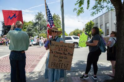 Saturday Central Coast "No Kings" rallies, KAZU wants to hear from people insured by Covered California