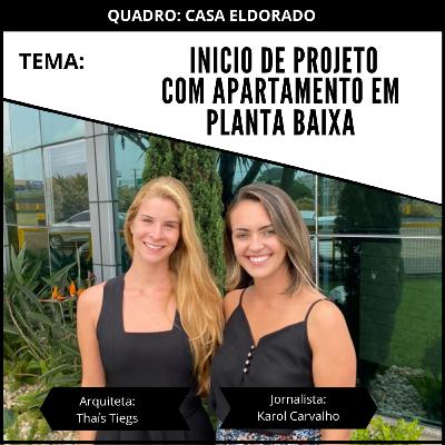 Inicio de projeto com apartamento em planta Inicio de projeto com apartamento em planta