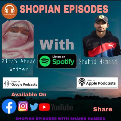 Airah Ahmad young writer, a class 12th Student from Budgam