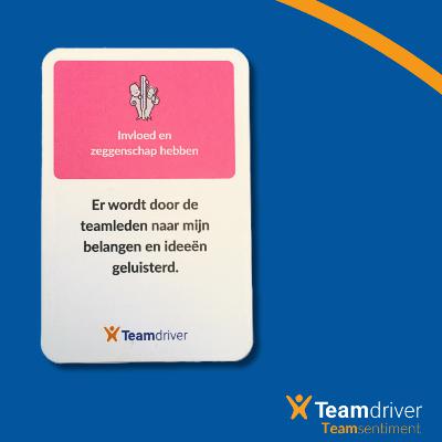 7. Camiel Engelen over stelling 'Er wordt door de teamleden naar mijn belangen en ideeën geluisterd' 7. Camiel Engelen over stelling 'Er wordt door de teamleden naar mijn belangen en ideeën geluisterd'