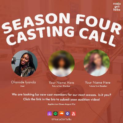 Season Four Casting Call 🎙