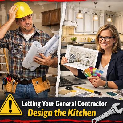 Kitchen Remodel Mistake #1: Letting Your General Contractor Design Your Kitchen