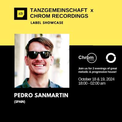 Pedro Sanmartin, live recorded @ ADE2024 (Chrom Recordings X Tanzgemeinschaft, Saturday 19/10/2024)