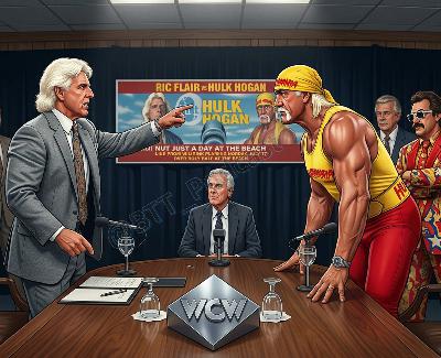 WCW Sat Night on TBS Recap June 25, 1994! Flair and Hogan sign the contract to battle at Bash at the Beach! WCW Sat Night on TBS Recap June 25, 1994! Flair and Hogan sign the contract to battle at Bash at the Beach!