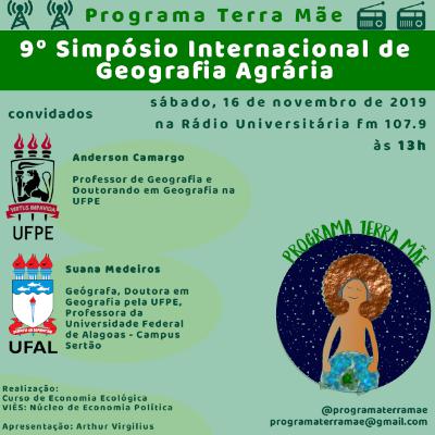 9º Simpósio Internacional de Geografia Agrária 9º Simpósio Internacional de Geografia Agrária