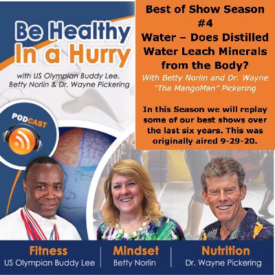 Water - Does Distilled Water Leach Minerals from the Body?