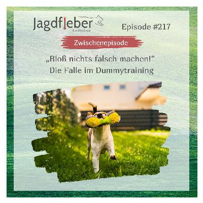 P217: „Bloß nichts falsch machen!“ Die Falle im Dummytraining