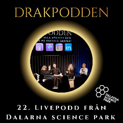 22. Drakpodden LIVE på Dalarna Science Park – under Dalarna Startup Arena 2025!