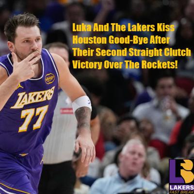 Lakers-Rockets Postgame! LeBron And Luka DO A TEXAS TWO-STEP As LA Gets Another Clutch W In Houston!