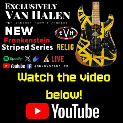 Exclusively Van Halen: NEW EVH Frankenstein Frankie Black/Yellow Relic 🎸 #evhgear 1/16/26