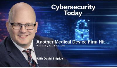 Another Medical Device Firm Hit