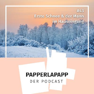Erster Schnee & der Mann im Hauseingang