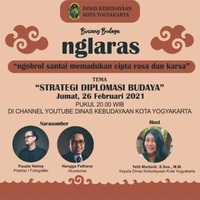 Bincang Budaya Nglaras "Diplomasi Budaya"