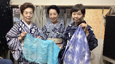 2024-8-23OA 京都絞り工芸館京風絞り体験 2024-8-23OA 京都絞り工芸館京風絞り体験