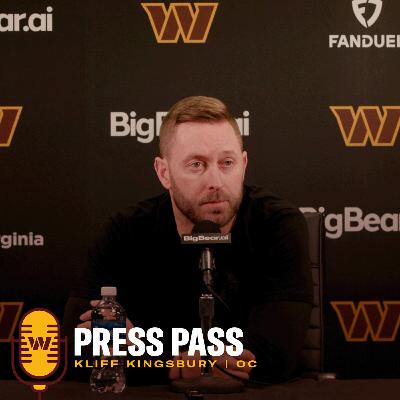 OC Kliff Kingsbury | December 4, 2025 | Press Pass | Washington Commanders | NFL OC Kliff Kingsbury | December 4, 2025 | Press Pass | Washington Commanders | NFL