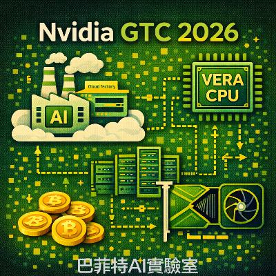 EP280 | Nvidia GTC 2026：黃仁勳揭秘 AI 下半場：1 兆美元「AI 工廠」基礎設施的策略路徑通往何處？ (說明欄中有連結)