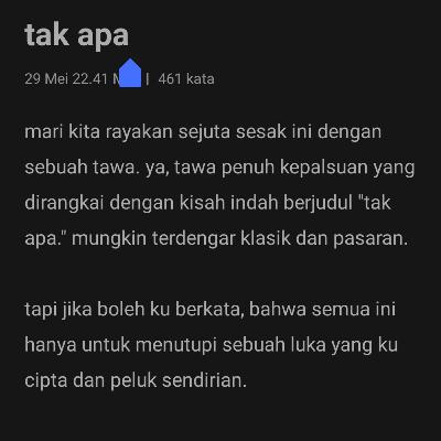 Tak apa