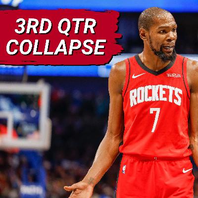 Kevin Durant NOT ENOUGH As Rockets FALL APART Due To Turnovers, Transition Defense Vs Mavs