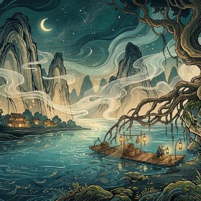 5分钟入睡 | 漓江入夜·山有记忆，水不着急