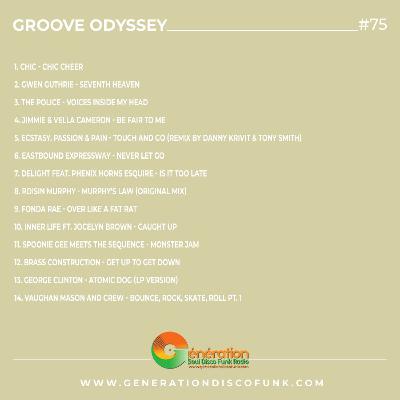 Groove Odyssey #75 - Chic | Roisin Murphy | George Clinton | Inner Life & more