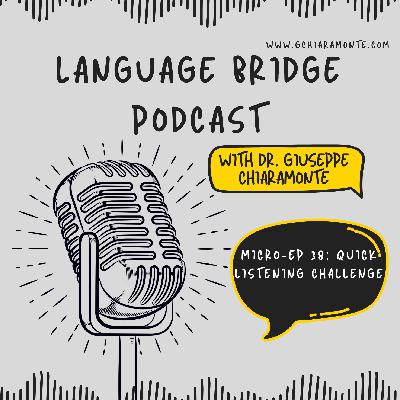 🎙️Micro Episode Quick Listening Challenge: Who? What? What Next?