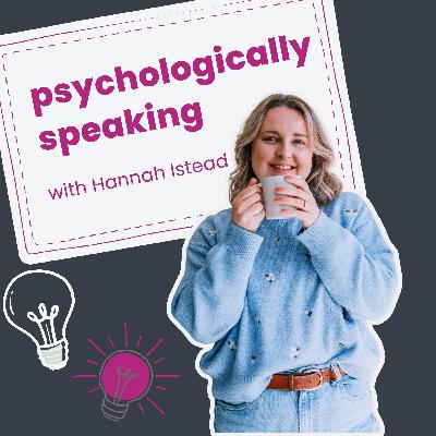 You are not that important: finding Joy and doing weird stuff with Hannah Isted.