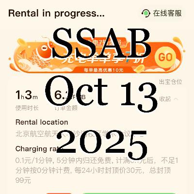 SSAB - October 13, 2025 SSAB - October 13, 2025