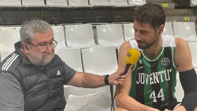 Ante Tomic: "M'agradaria guanyar un títol europeu amb la Penya"