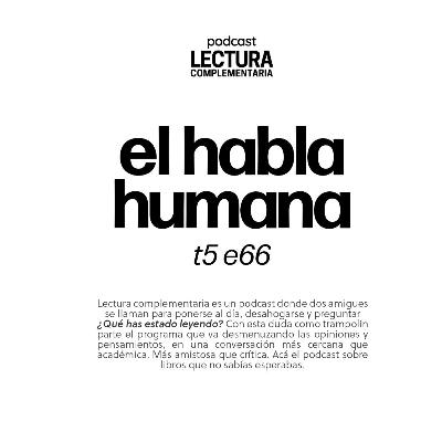 E68: El habla humana E68: El habla humana