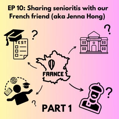 Sharing senioritis with our French friend (aka Jenna Hong) Sharing senioritis with our French friend (aka Jenna Hong)