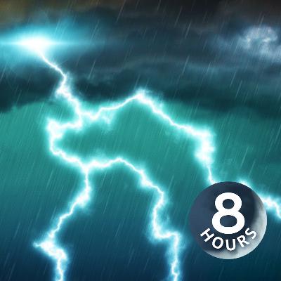Büyük Gök Gürültülü Fırtına | Uyumaya, Ders Çalışmaya veya Odaklanmaya Yönelik Yağmur ve Gök Gürültülü Beyaz Gürültü (8 saat)