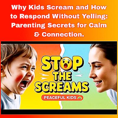 Why Kids Scream (and How to Respond Without Yelling) | Parenting Secrets for Calm & Connection.