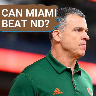 SHOWDOWN: Miami Hurricanes MASSIVE game v Notre Dame favors Irish, Marcus Freeman | Alabama ROLLS
