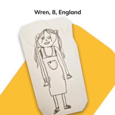 After what kids think: visiting Wren, 8, in England