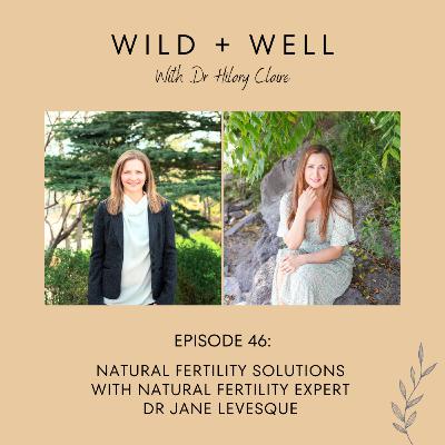 Natural fertility solutions with Natural Fertility Expert Dr Jane Levesque