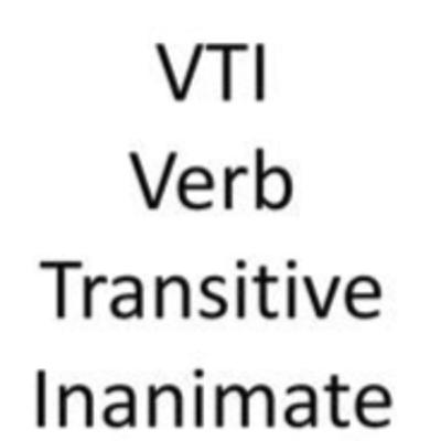 VTI Verbs
