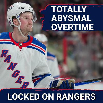 HEARTBREAKER: Rangers have TERRIBLE overtime period, waste another brilliant Igor Shesterkin start!